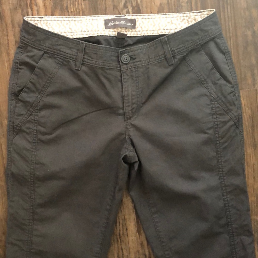 Eddie Bauer size 8 grey khaki pants